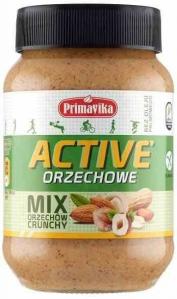 Primavika − Masło orzechowe active mix orzechów crunchy − 470 g