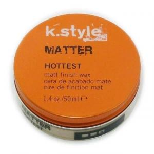 K.Style Matter Matt Finish Wax elastyczny matujący wosk do stylizacji włosów 50ml