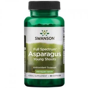 SWANSON Asparagus - Młode pędy szparagów (60 kaps.)