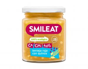 Smileat, BIO Słoiczek z ekologicznymi małymi kawałkami soczewicy i komosą ryżową, 230g