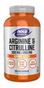 L-Arginine + L-Citrulline - Arginina i Cytrulina (240 kaps.)