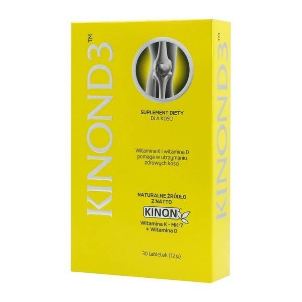 Valentis – KINON D3, suplement diety – 30 tabletek