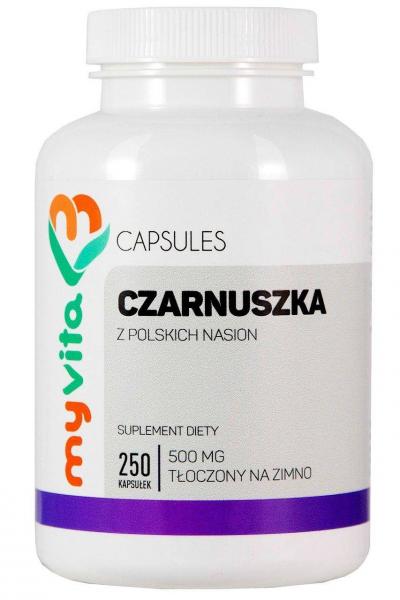 MyVita Czarnuszka - olej w kapsułkach 500mg, 250kaps.