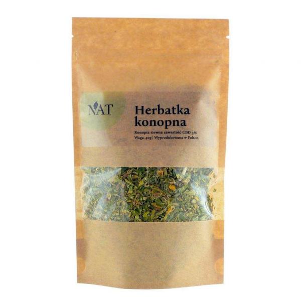 NAT − Herbatka konopna 3% CBD − 40 g