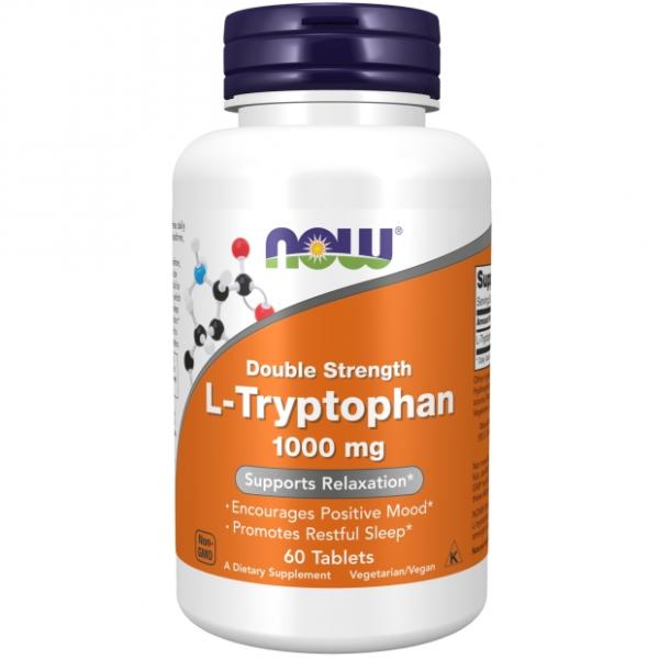 NOW FOODS L-Tryptofan 1000 mg (60 kaps.)