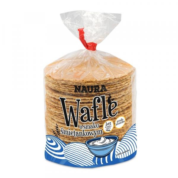 Wafle pszenne o smaku śmietankowym 100g