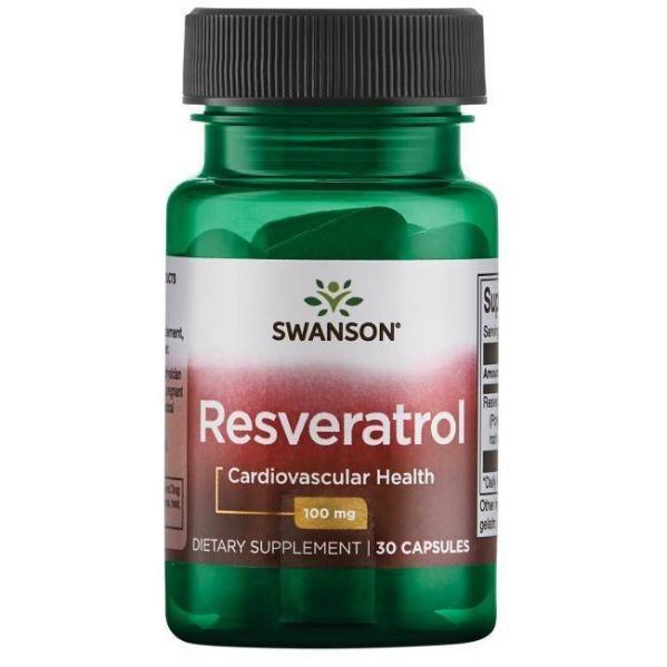 Swanson Resweratrol 100 Mg 30 K Opóźnia Starzenie