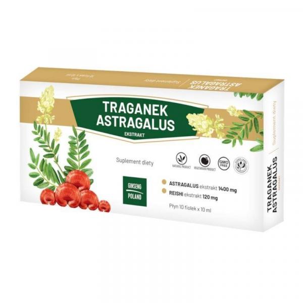 Traganek Astragalus ekstrakt 10x10ml (fiolki) GINSENG POLAND