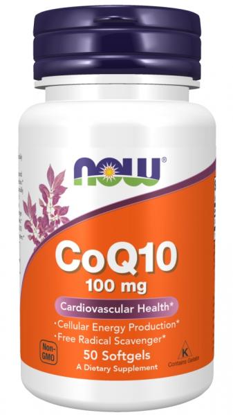 NOW FOODS Koenzym Q10 100 mg (50 kaps.)