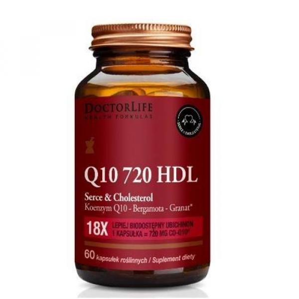 Co-Q10 720 Bergamota & Sok Granatu suplement diety w trosce o serce i cholesterol 60 kapsułek