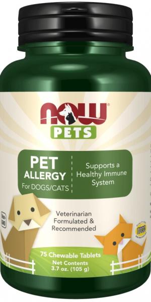 NOW PETS Pet Allergy for Dogs/Cats (75 tabl.)