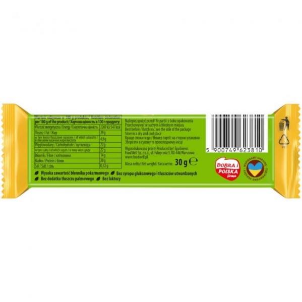 Bakalland Ba! Baton Orzechowy Nuts Pistacja 30g