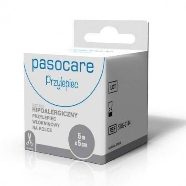 Pasocare przylepiec włókninowy rolka 5 m x 5 cm 1 sztuk