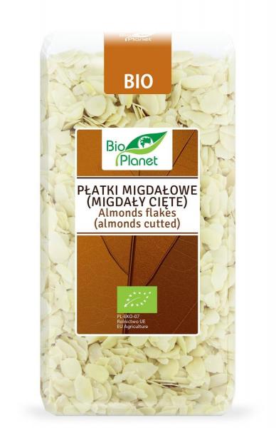 Bio Planet − Płatki migdałowe (migdały cięte) BIO − 300 g