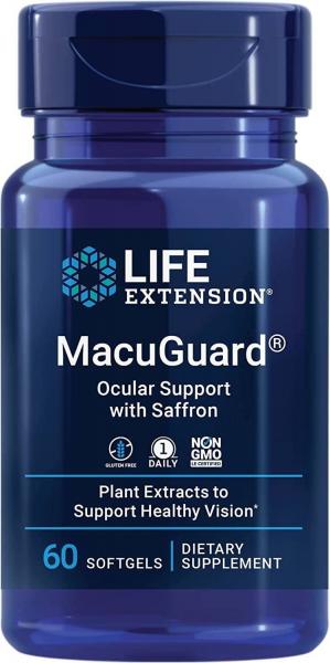 MacuGuard Ocular Support with Saffron (60 kaps.)