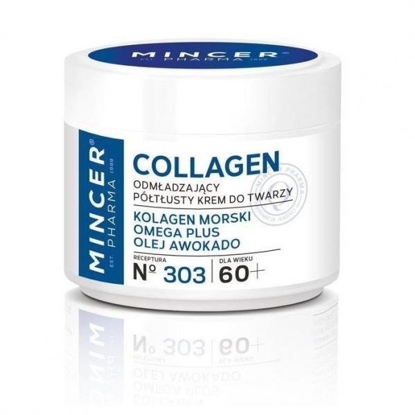 Collagen 60+ odmładzający półtłusty krem do twarzy No.303 50ml