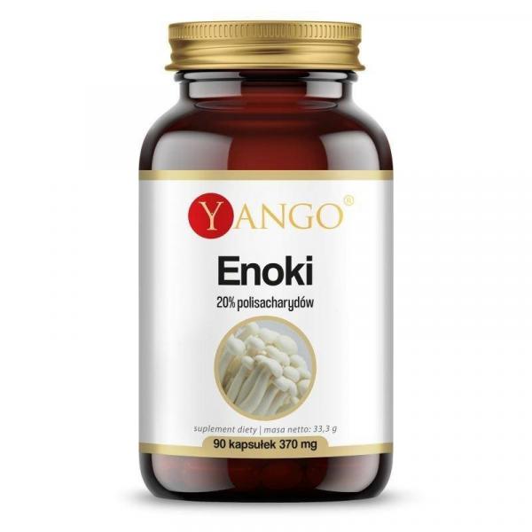 Enoki - ekstrakt 20% polisacharydów (90 kaps.)
