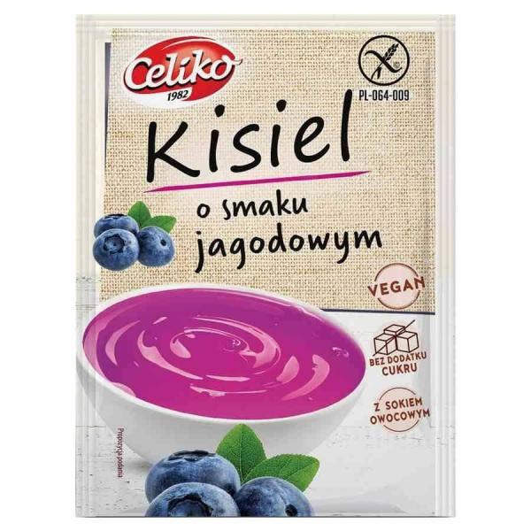 Celiko − Kisiel jagodowy bez glutenu − 40 g