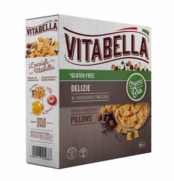 Vitabella − Poduszki owsiane czekoladowe bezgl. BIO − 300 g