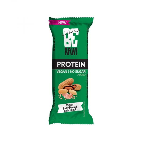 BeRAW Baton proteinowy 21% słony orzech - 40g