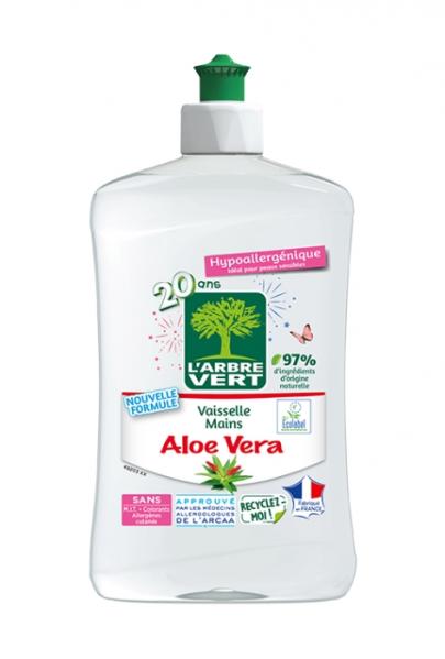 L'ARBRE VERT - Aloe Vera Koncentrat do mycia naczyń delikatny dla skóry - 500ml