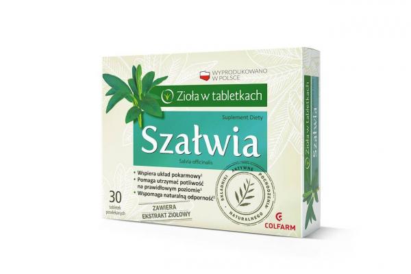 Colfarm Szałwia 30 T Na Problemy Z Poceniem Się