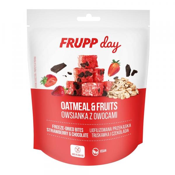 FRUPP Day kostki owsiane - truskawka i czekolada 25 g