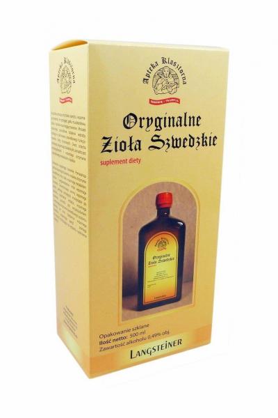 Oryginalne Zioła Szwedzkie 500ml LANGSTEINER