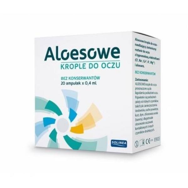 Solinea – Aloesowe krople do oczu – 0,4 ml x 20 ampułek