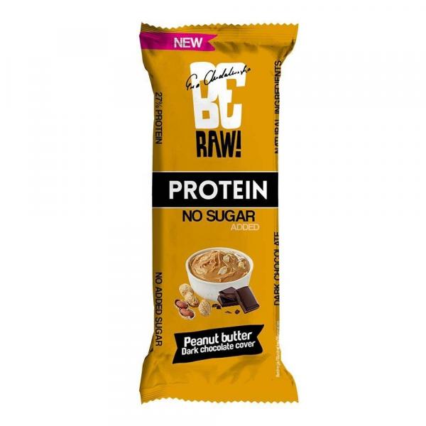 BeRAW Baton proteinowy 27% masło orzechowe - 40g