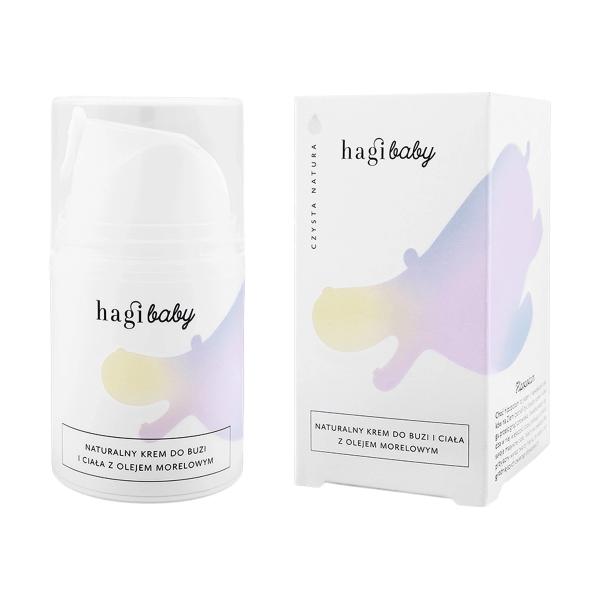 Hagi Baby − Naturalny krem do buzi i ciała z olejem morelowym − 50 ml