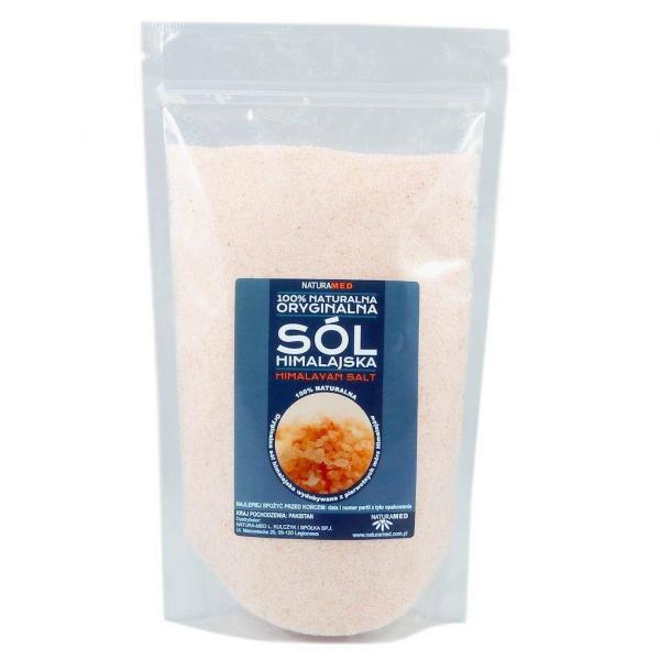 NaturaMed − Sól himalajska drobna, różowa − 1 kg