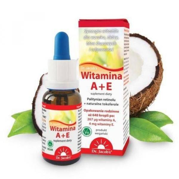 Dr Jacob'S Witamina A + E 20 ml 640 kropli