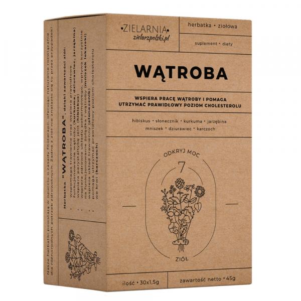 WĄTROBA Fix 30x1,5g (wątroba, cholesterol) ZIELARZPOLSKI.PL