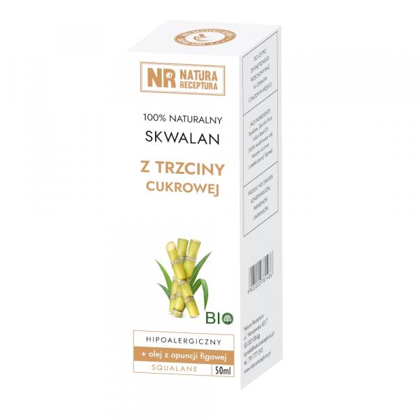 Skwalan z trzciny cukrowej 50ml NATURA RECEPTURA