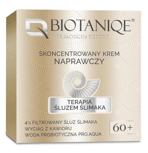 Biotaniqe - Terapia Śluzem Ślimaka, Skoncentrowany Krem Naprawczy 60+ - 50 ml