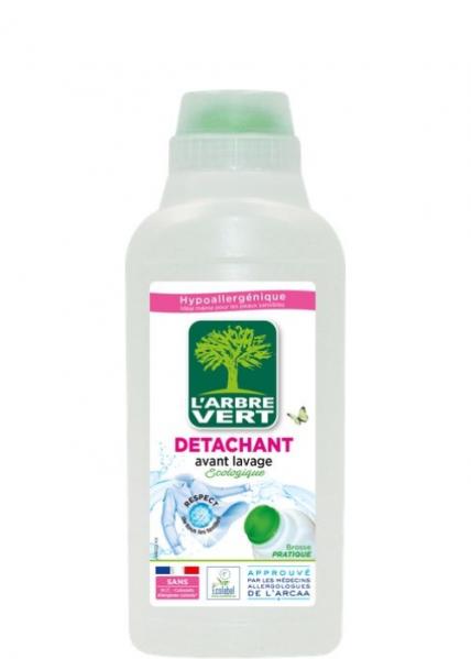 L'ARBRE VERT - Odplamiacz do białych i kolorowych tkanin z praktyczną szczoteczką - 500ml