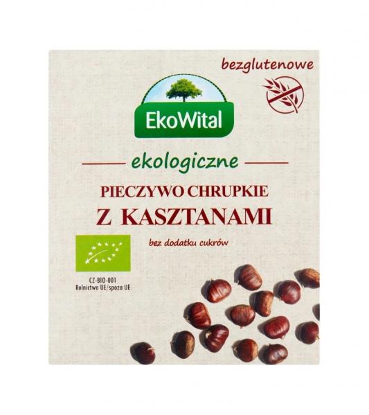 EkoWital - Pieczywo chrupkie kasztanowe bezglutenowe, BIO - 100 g