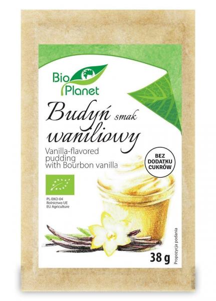 BUDYŃ O SMAKU WANILIOWYM BIO 38 g - BIO PLANET