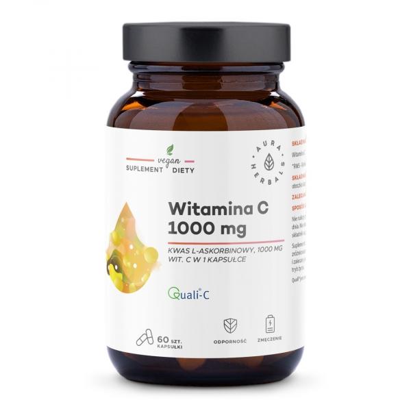 AURA HERBALS Witamina C 1000mg, 60 kaps.