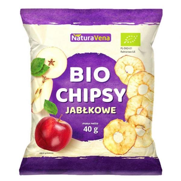 CHIPSY JABŁKOWE BIO 40 g - NATURAVENA