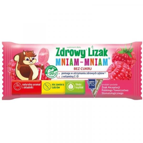 Starpharma − Zdrowy Lizak Mniam Mniam Malina − 6 g