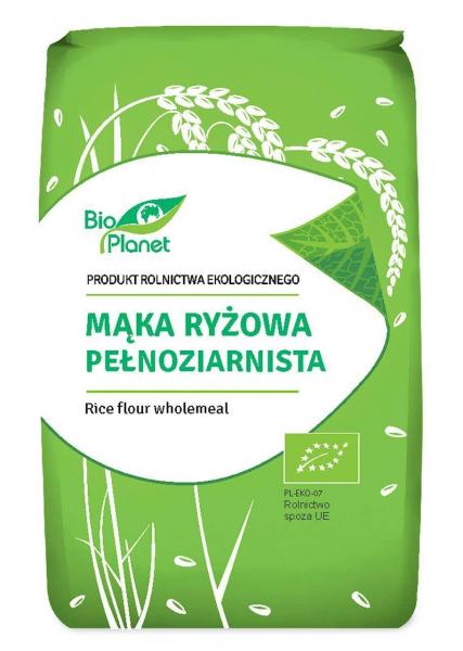 MĄKA RYŻOWA PEŁNOZIARNISTA BIO 500 g - BIO PLANET