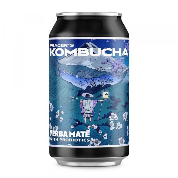 Prager's kombucha Yerba Mate puszka 330ml