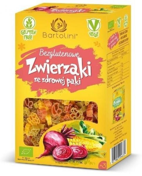 Makaron kukurydziano-ryżowy zwierzątka kolorowe BEZGL. BIO 250g