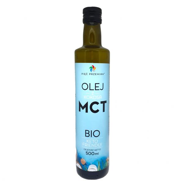 PIĘĆ PRZEMIAN Olej MCT z kokosa BIO 500ml