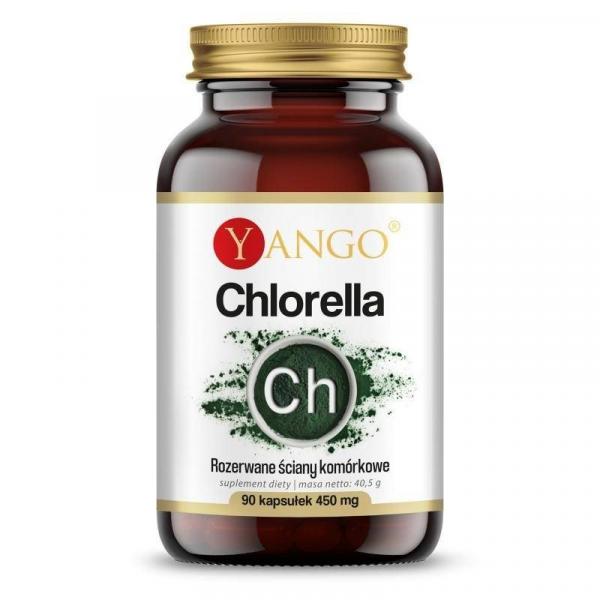 Yango Chlorella 90 k 450 mg oczyszczanie