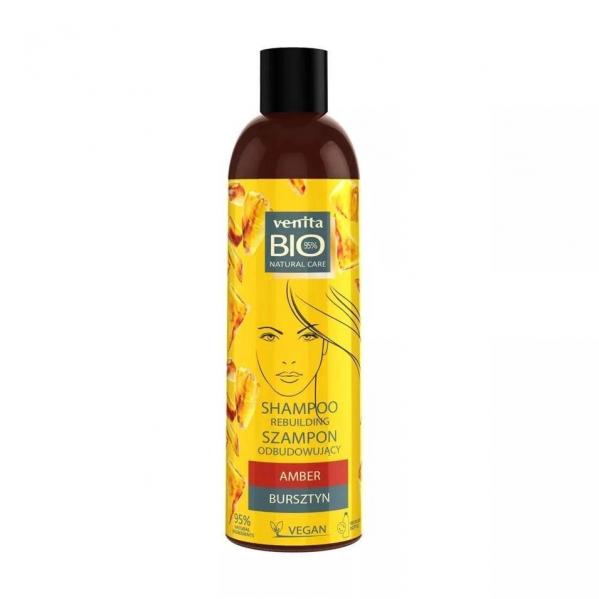 Bio Bursztyn odbudowujący szampon z ekstraktem z bursztynu do włosów farbowanych 300ml
