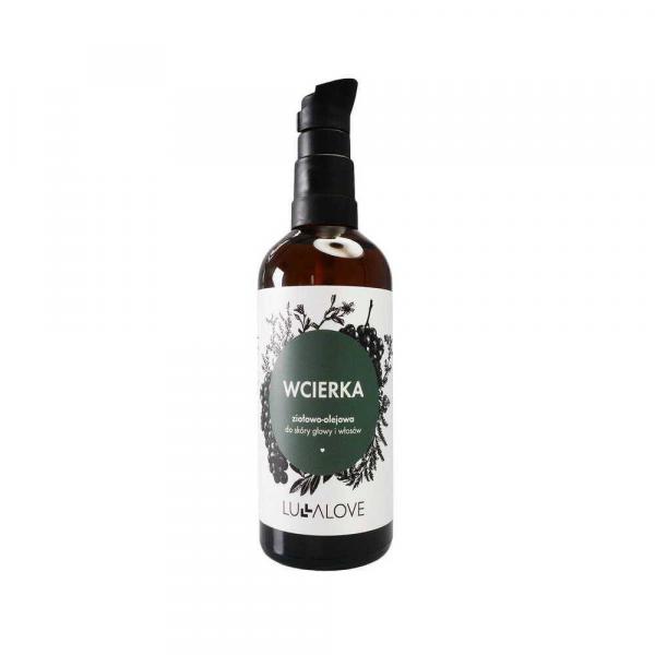 LullaLove, Olejowo-ziołowa wcierka do włosów, 100 ml