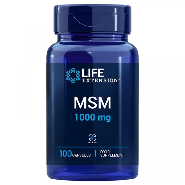 LIFE EXTENSION Siarka MSM - Metylosulfonylometan EU (100 kaps.)